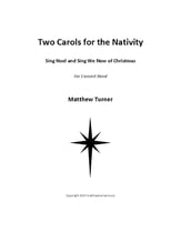 Two Carols for the Nativity Concert Band sheet music cover